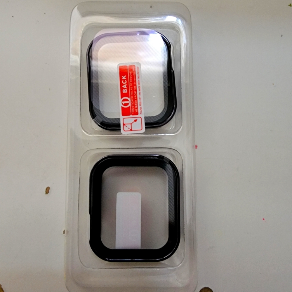 2 Pack Hard PC Case with Tempered Glass Screen Protector